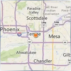 Arizona State University Location Map Arizona State University Location Map