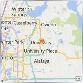 University of Central Florida Location Map University of Central Florida Location Map