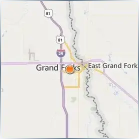 University of North Dakota Location Map University of North Dakota Location Map