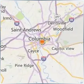 University of South Carolina Columbia Location Map University of South Carolina Columbia Location Map